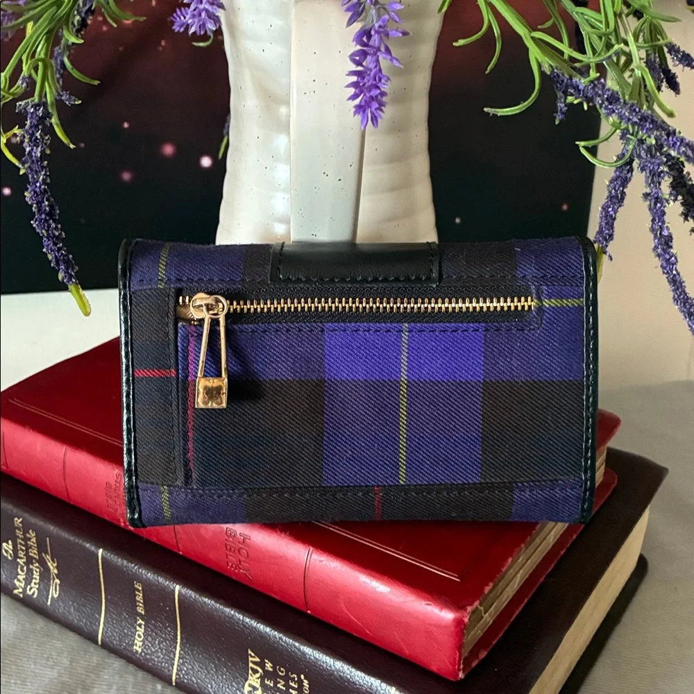 Liz Claiborne Plaid Wallet